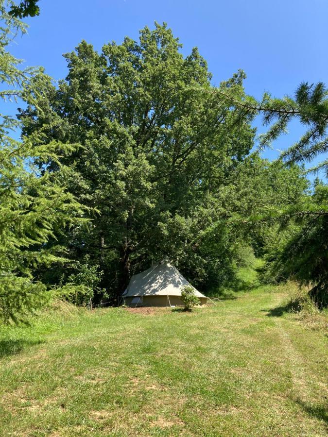 Tente Bivouac Option Bain Chauffee Au Bois Idrac-Respailles エクステリア 写真