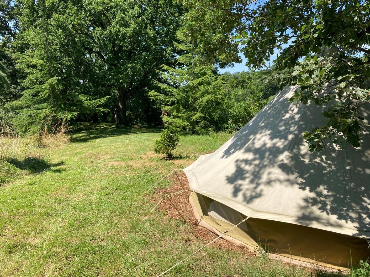 Tente Bivouac Option Bain Chauffee Au Bois Idrac-Respailles エクステリア 写真