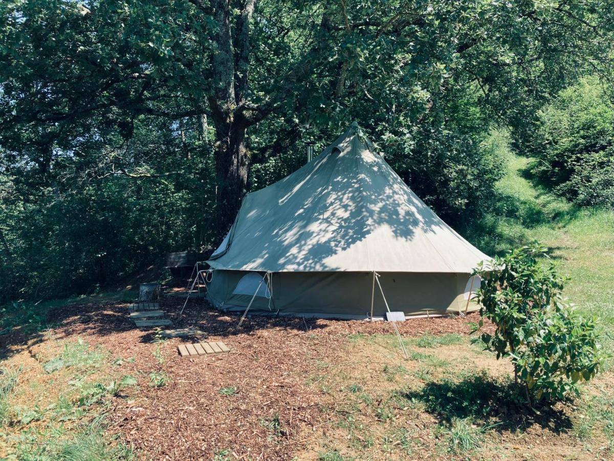 Tente Bivouac Option Bain Chauffee Au Bois Idrac-Respailles エクステリア 写真
