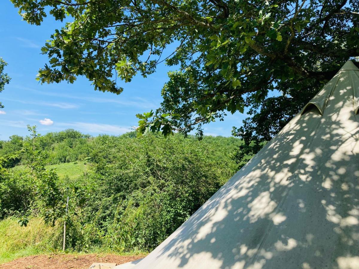 Tente Bivouac Option Bain Chauffee Au Bois Idrac-Respailles エクステリア 写真